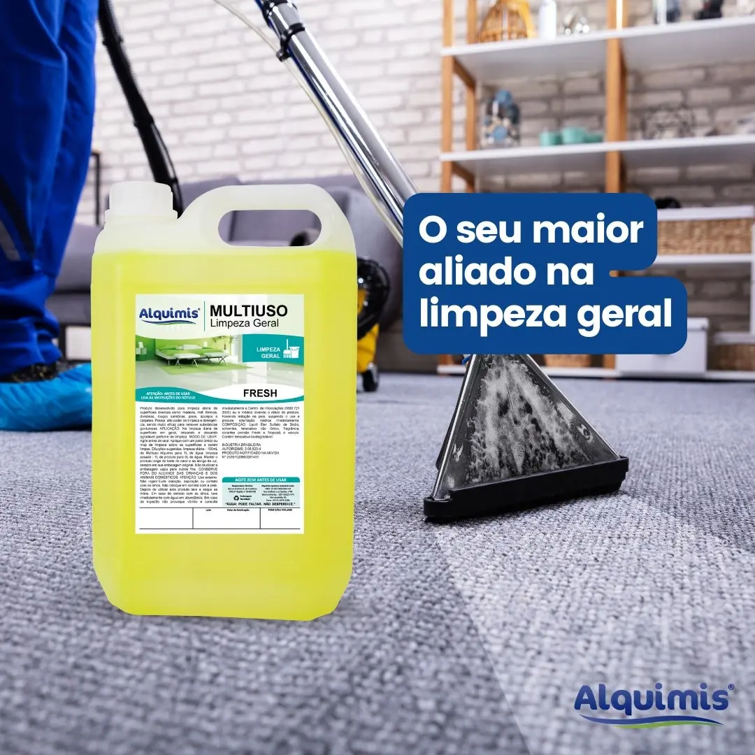 Multiuso Limpeza Geral Fresh Alquimis 5L - Seu maior aliado na limpeza geral